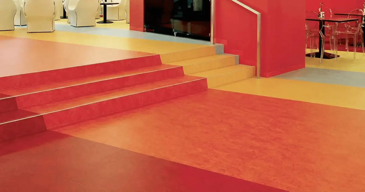 Snack bar with beautiful professionally installed linoleum flooring in Minneapolis, MN