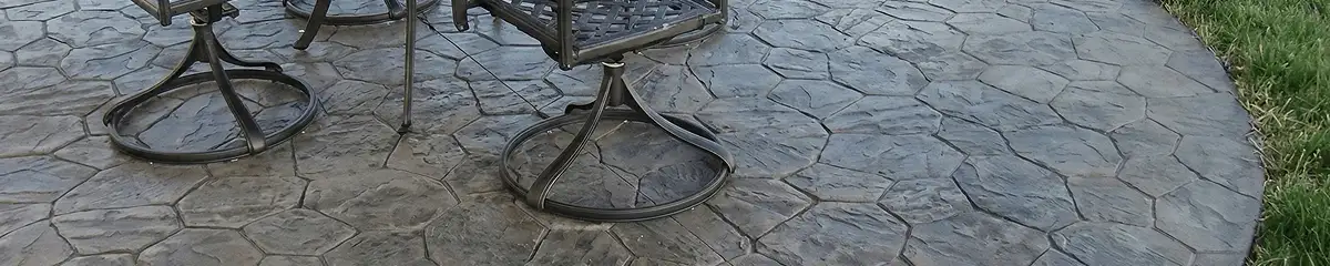 Garden relaxation area with professionally installed stone flooring in Minneapolis MN